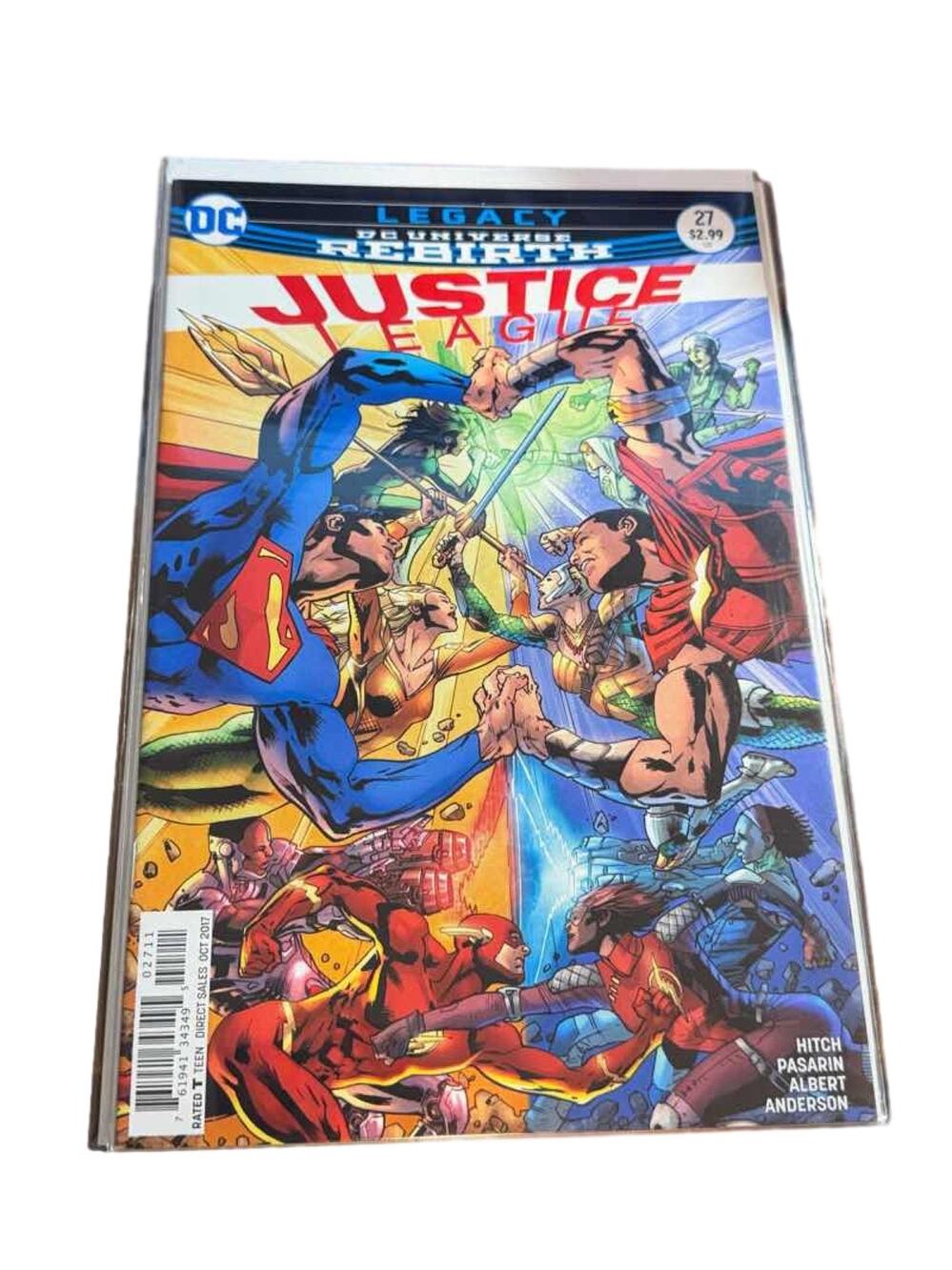 Justice League #27 DC Universe Rebirth 2017 Bryan Hitch Comic Book